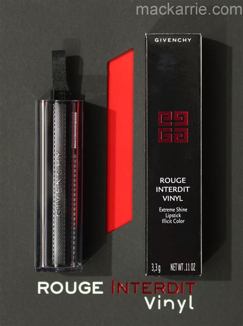 rose tentateur givenchy review|Givenchy Rouge Interdit Vinyl Review & Swatches .